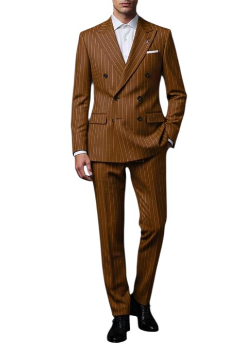 abito doppio petto gessato BERRY & BRIAN | Abiti | 40BB3028 26313828